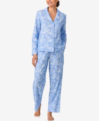 Women's Notch Collar & Long Pant Pajama set