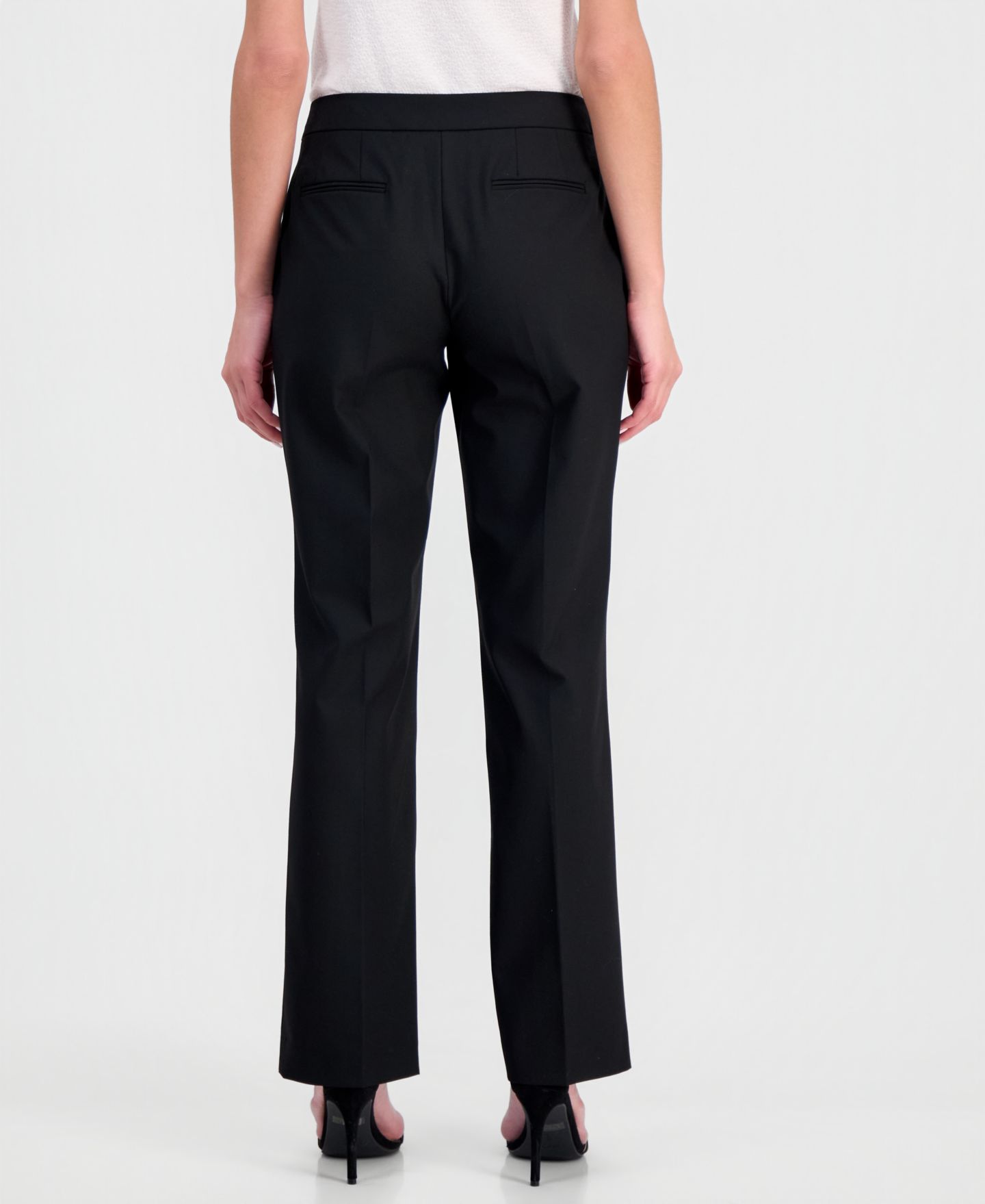 Женские брюки Anne Klein Bi-Stretch Modern Dress Pants, цвет: Чёрный — фото 2