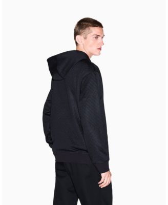 Men's Jacquard Allover Logo Hoodie