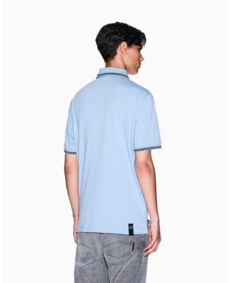 Men's Jersey Collar Tipping Polo Shirt