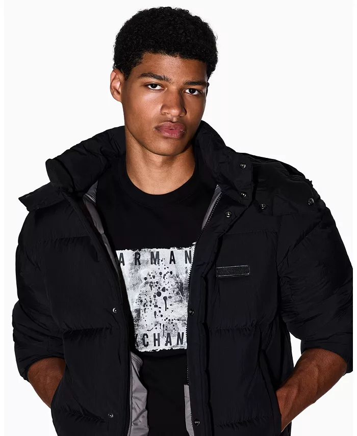 Men's Grid Box Splatter Graphic T-Shirt - thumbnail 9