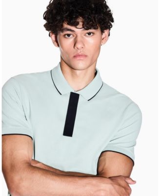 Men's Grosgrain Logo Polo Shirt