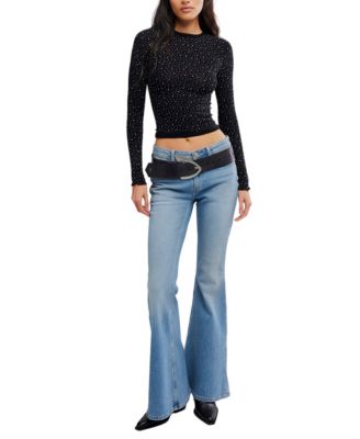 Women's Night Sky Long-Sleeve Top