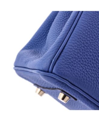 Birkin 30 Handbag Blue Togo with Gold Hardware