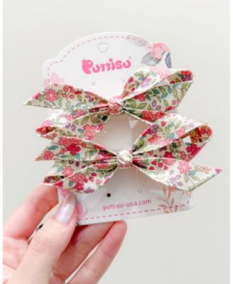 Girls 2pc Bow Clip Set