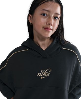 Girls' 7-16 Sportswear Boxy Long-Sleeve Hoodie