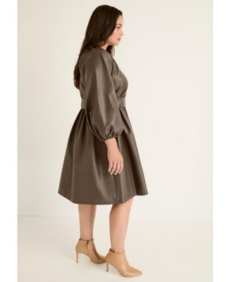 Women's June + Vie Faux Leather Dress