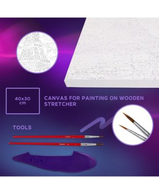 OKTO Air-Dry Clay 3D Painting Kit – Greetings From Paris (11.8 x 15.7 in)