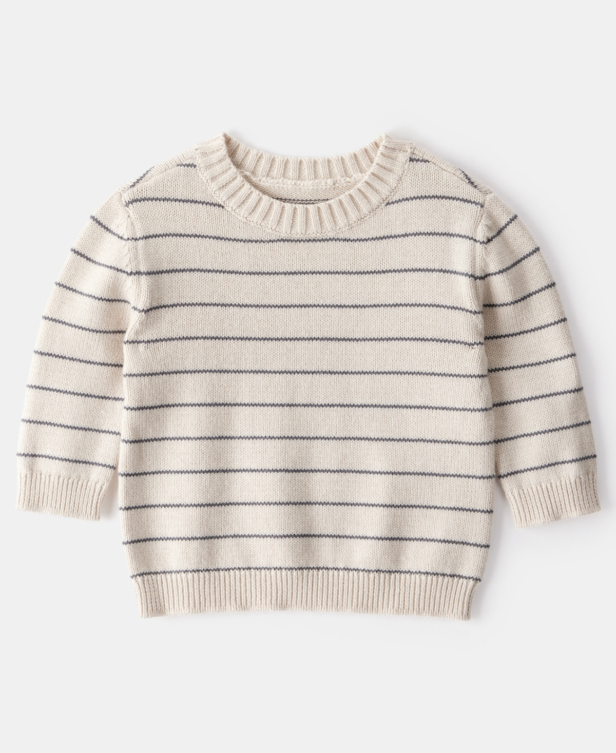 Carter's Baby Boys 2-piece Stripe Sweater And Overall Set In Multi