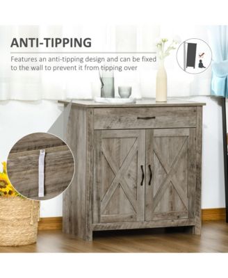 32&amp;#x22; Modern Farm Style Sideboard Storage Buffet Server Cabinet Organizer