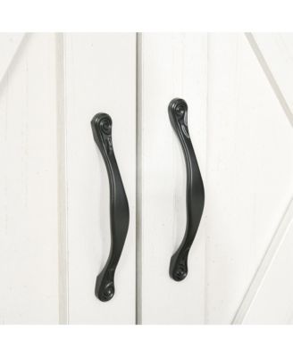 32" Modern Farm Style Sideboard Storage Buffet Server Cabinet Organizer