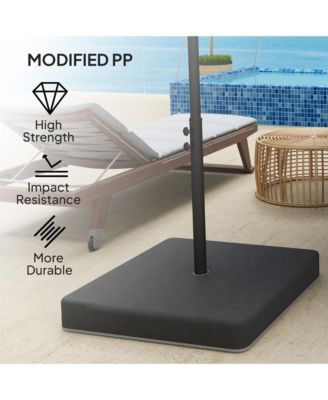 176 lbs Offset Cantilever Umbrella Base Weight Set with Cover