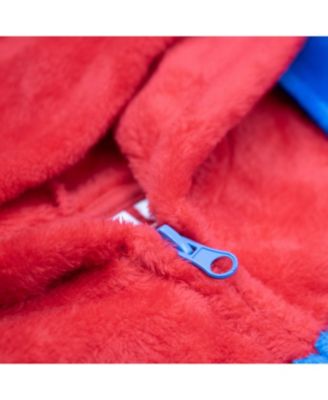 Super Little Boys Mario Brothers Onesie Zip Up Coverall