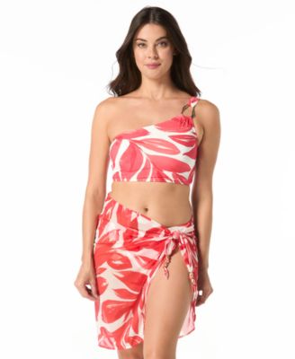 Women's Printed One-Shoulder Top