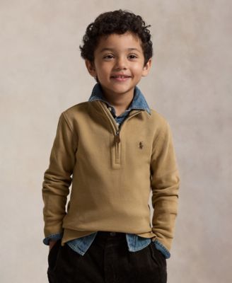 Polo Ralph Lauren - Boys 2-7 Estate-Rib Quarter-Zip Pullover