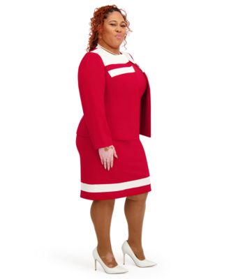 Seam Women's Crewneck Stripe Detail Sheath Dress