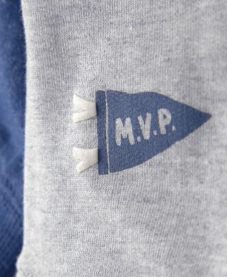 Boys' Toddler 2T-5T Varsity Long-Sleeve Sweatshirt and Pants, 2-Piece Set