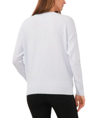 Women's Cozy Crewneck Long-Sleeve Extend-Shoulder Sweater