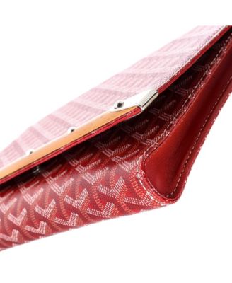 Pre-Owned Goyard MM Clutch Coated Canvas