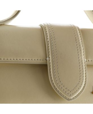 Le Bambino Top Handle Flap Bag Leather