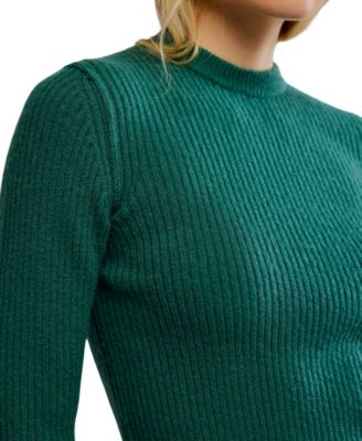 Juniors' Even After Mock Neck Pull-On Sweater