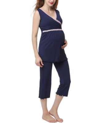 Maternity kimi + kai Nursing 2-Piece Pajama Set