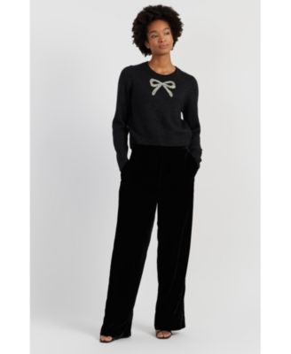 Women's Laura Whitmore Embellished Bow Sweater