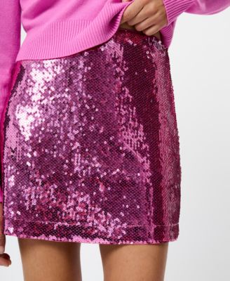 Women's Sadie Sequin Detail Mini Skirt