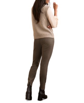 Women's Crew Neck Sleeveless Jacket