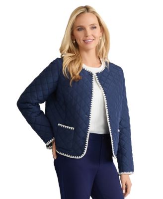 Women's Quilted Long-Sleeve Jacket