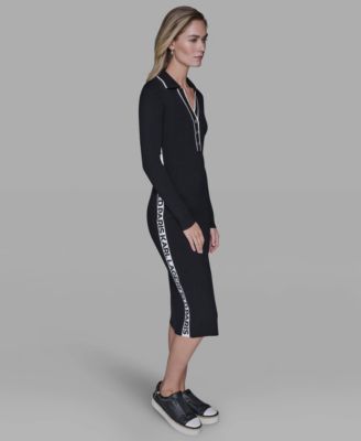 Women's Logo Tape Sweater Dress
