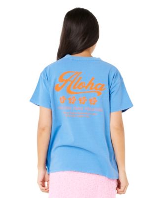 Women's Aloha Printed Relaxed Fit T-Shirt