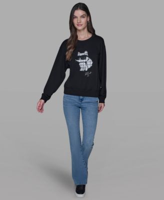 Women's Emoji Choupette Detail Sweater