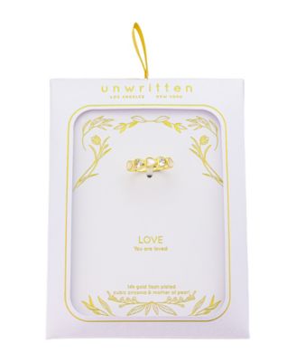 Multi Doomed Mother Of Cultivated Pearl Cubic Zirconia Heart Ring