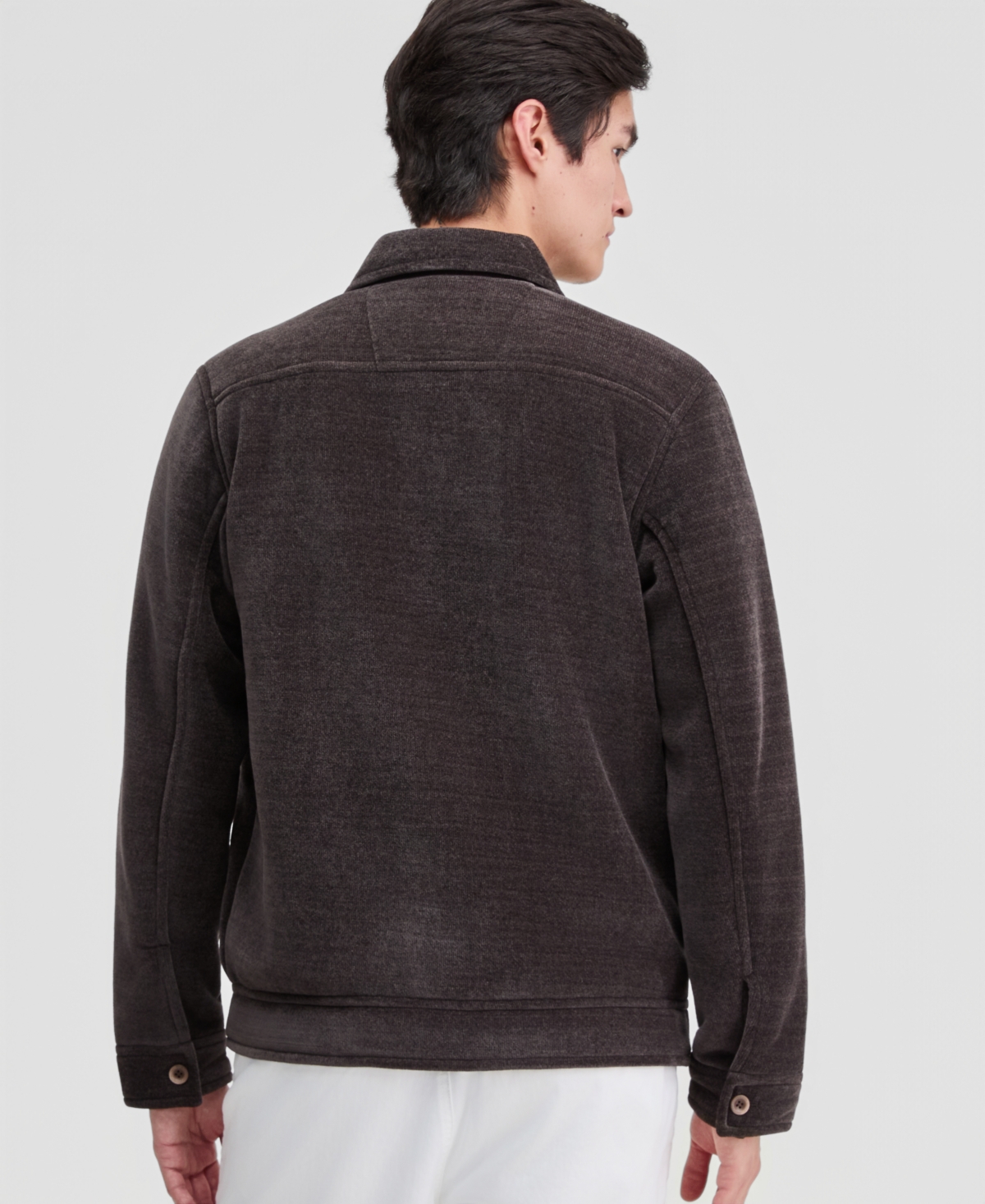 Tommy Bahama Men's Sumner Ridge Long-sleeve Button-front Jacket In Gray