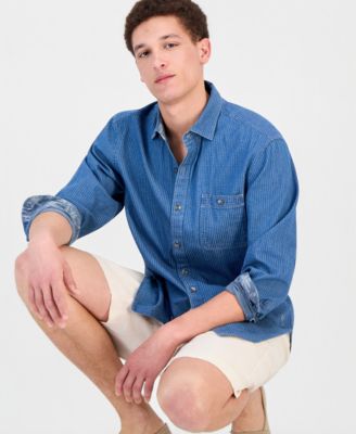 Men's Wild Indigo Plaid Shirt