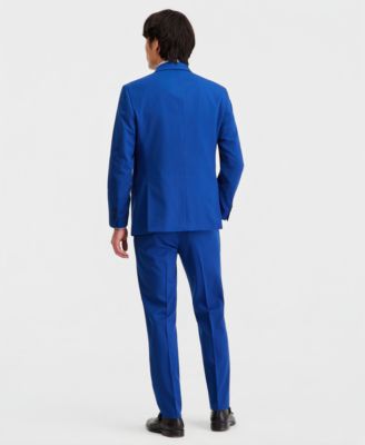 Men's Double-Breasted Slim-Fit Nested Suit