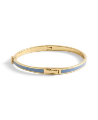 Gold-Tone Signature C Enamel Bangle Bracelet
