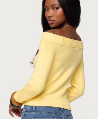 Women's Elona Off Shoulder Knit Top