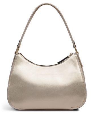 Alley Metallic Medium Ziptop Crossbody Shoulder Bag