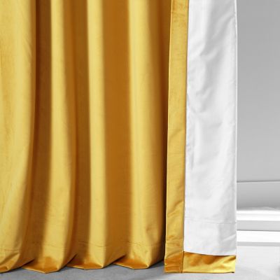 Signature Plush Velvet Hotel Blackout Curtain
