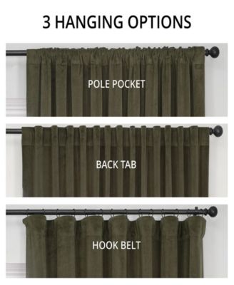 Signature Extra Wide Velvet Blackout Curtain