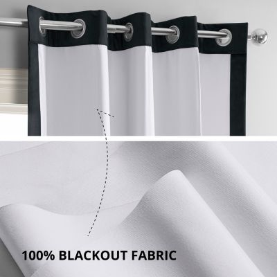 Grommet Signature Velvet Blackout Curtain