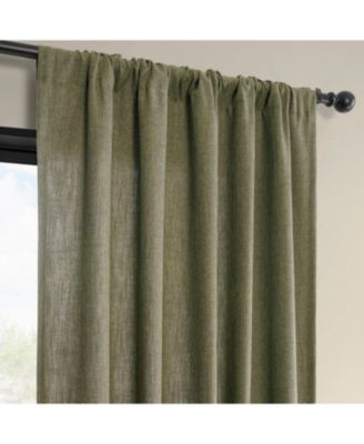 Simply Faux Linen Light Filtering Curtain Pair (2 Panels)