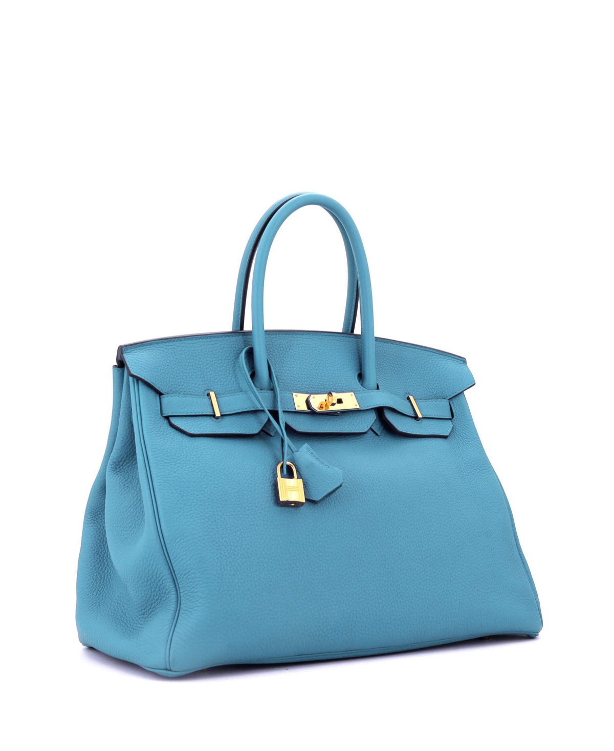 Pre-Owned Hermes Birkin 35 Handbag Togo with Gold Hardware