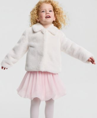 Epic Threads - Toddler Girls Faux-Fur Zip-Up Jacket