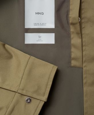 Men's Water-Repellent Hooded Parka