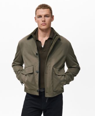 MANGO - Men's Pockets Water-Repellent Jacket