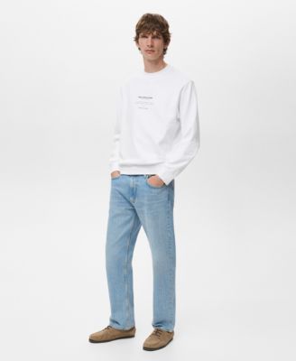 Men's Cotton Text Sweatshirt