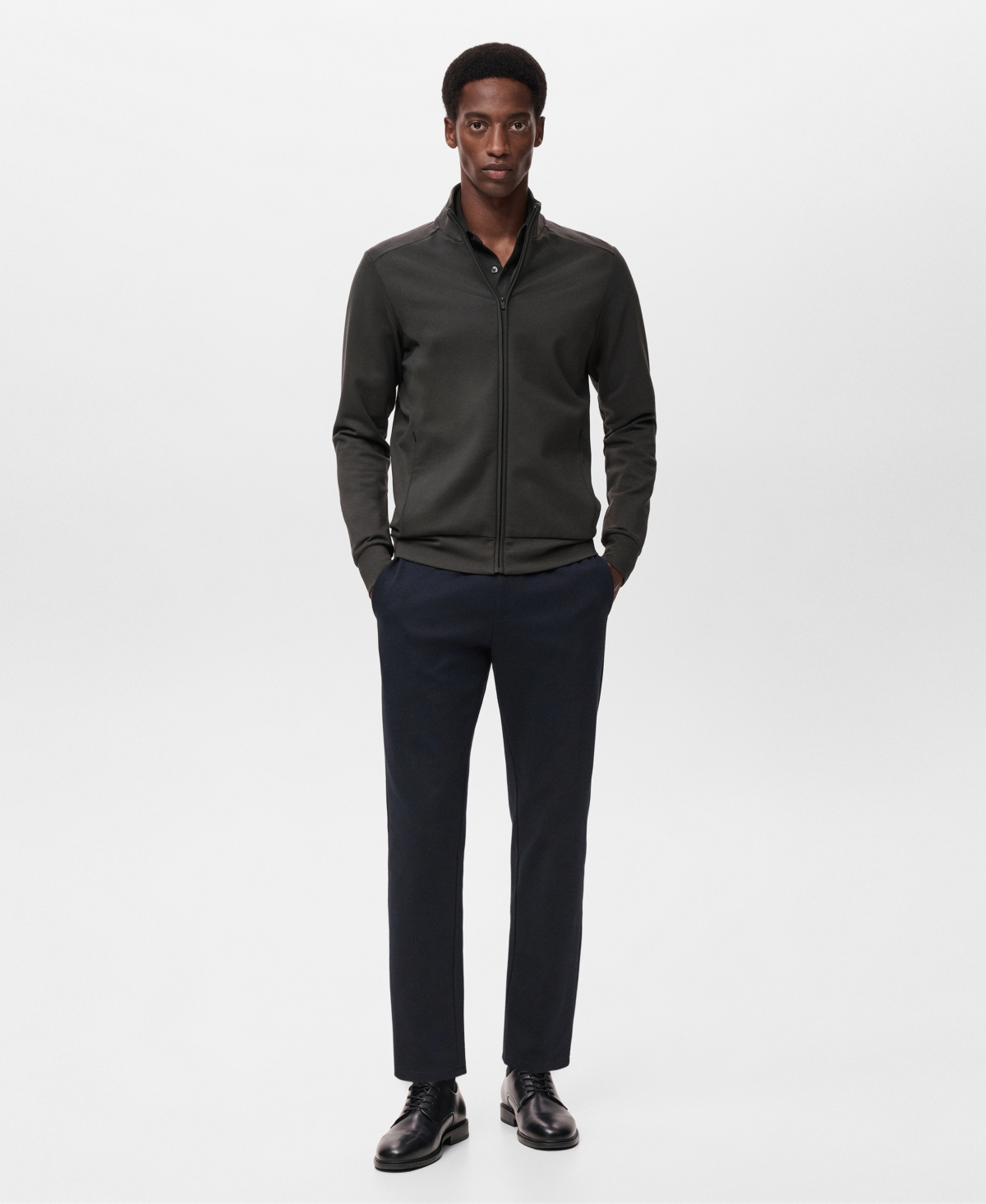 Mango Men's Regular-Fit Technical Sweatshirt